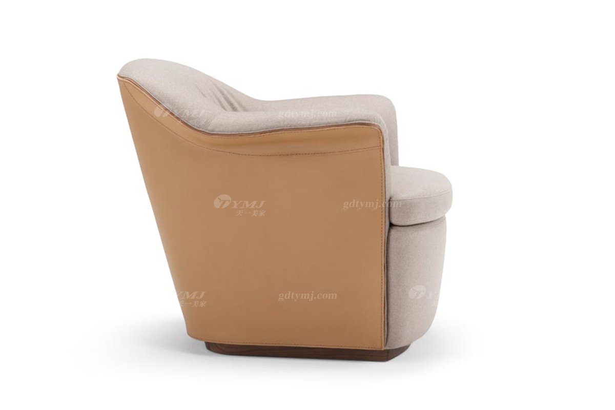 意式雅奢風(fēng)格家具高端別墅會(huì)所家具時(shí)尚布藝單位沙發(fā)休閑椅LC2210單位沙發(fā)1