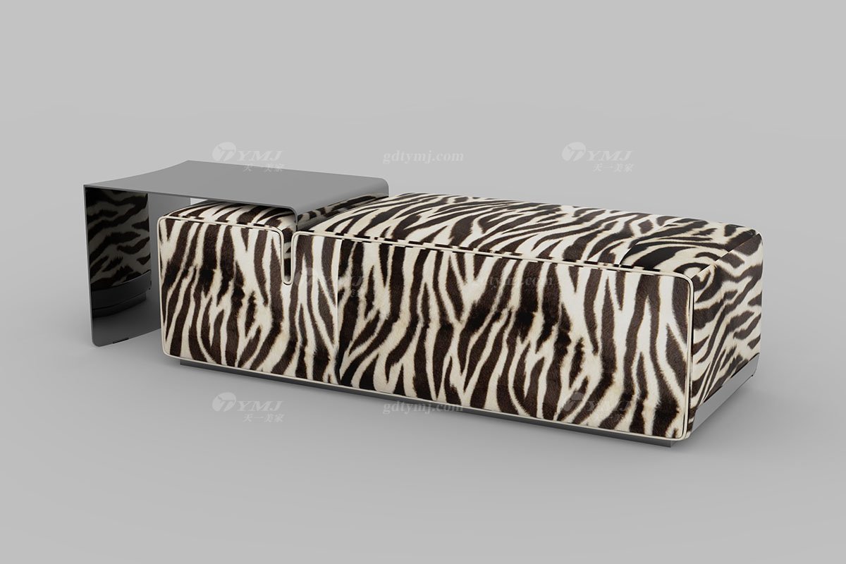 意式雅奢風(fēng)格家具高端別墅會(huì)所家具簡(jiǎn)約舒適休閑布藝長(zhǎng)墩LC2317長(zhǎng)墩1