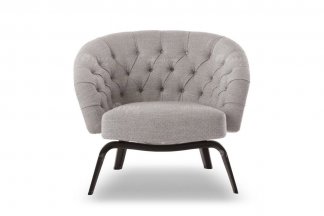 意式雅奢風(fēng)格家具高端別墅會(huì)所家具簡約布藝休閑椅