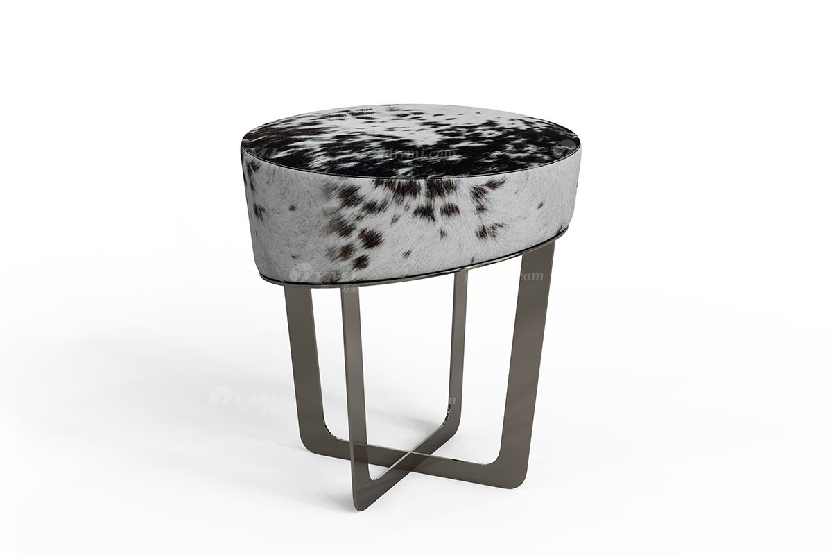 意式雅奢風(fēng)格家具高端別墅會所家具時尚個性布藝梳妝椅妝凳LP2302椅