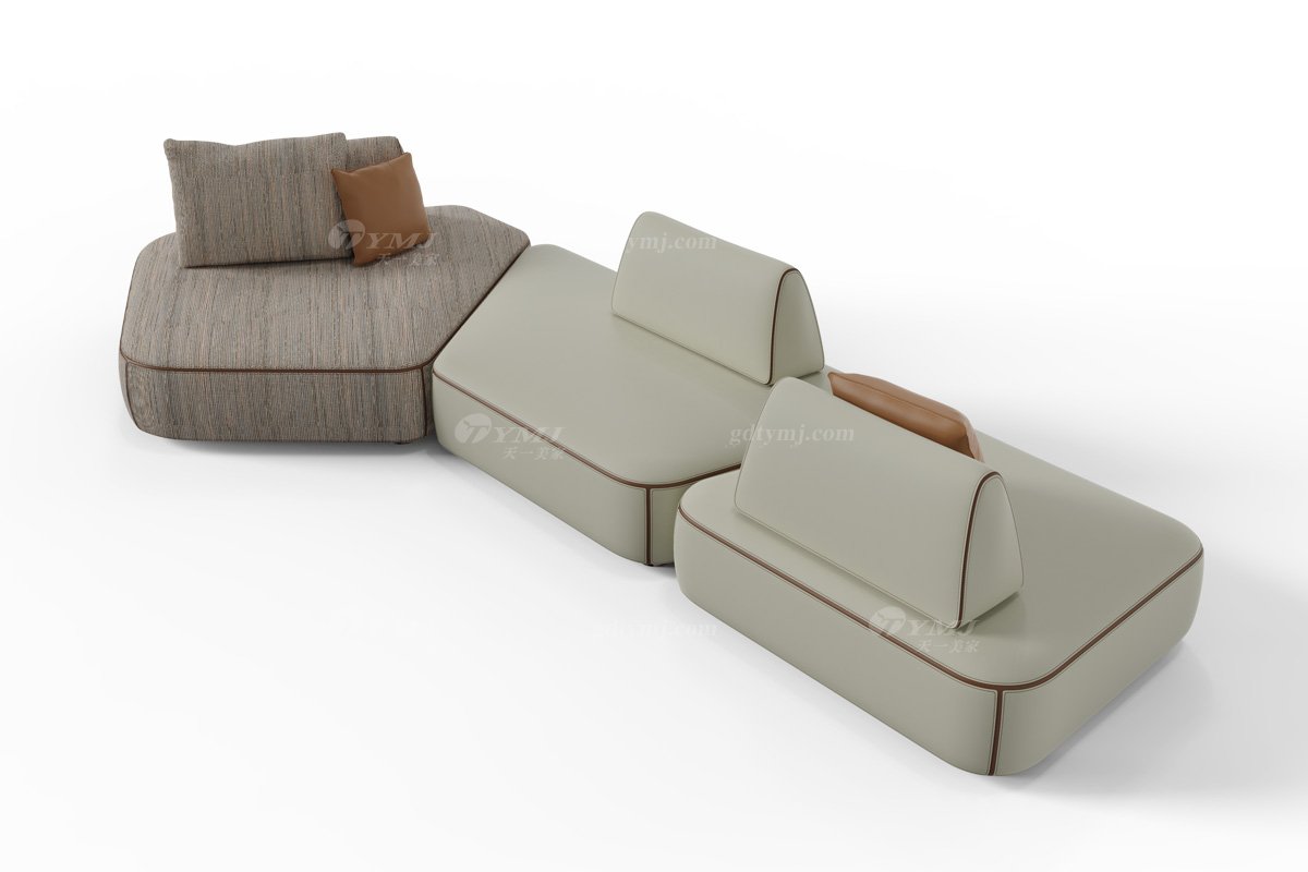 意式雅奢風(fēng)格家具高端別墅會(huì)所家具時(shí)尚創(chuàng)意豪宅組合沙發(fā)LS2210沙發(fā)1