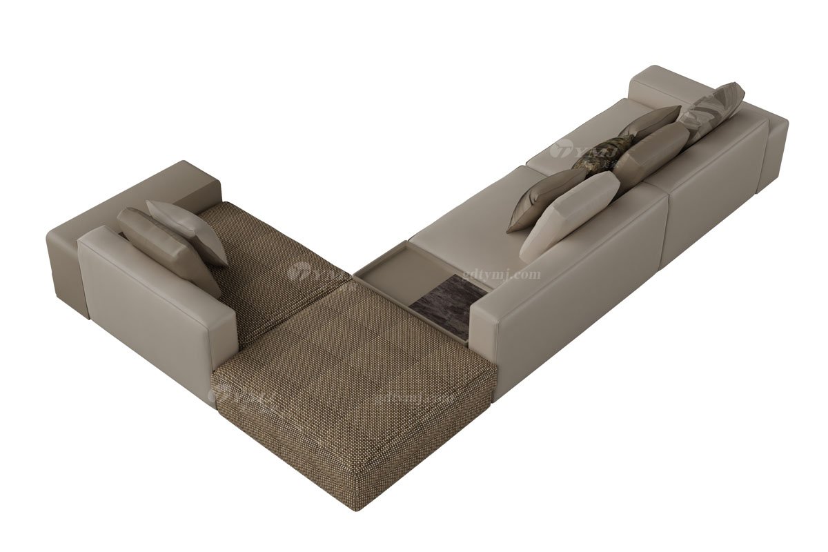 意式雅奢風(fēng)格家具高端別墅會所家具時尚大氣豪宅超纖組合沙發(fā)LS2209沙發(fā)1