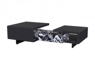  意式雅奢風(fēng)格家具高端別墅會(huì)所家具簡(jiǎn)約實(shí)木+大理石茶幾